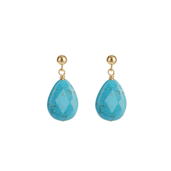 Earrings "Drops of Jupiter" Turquoise
