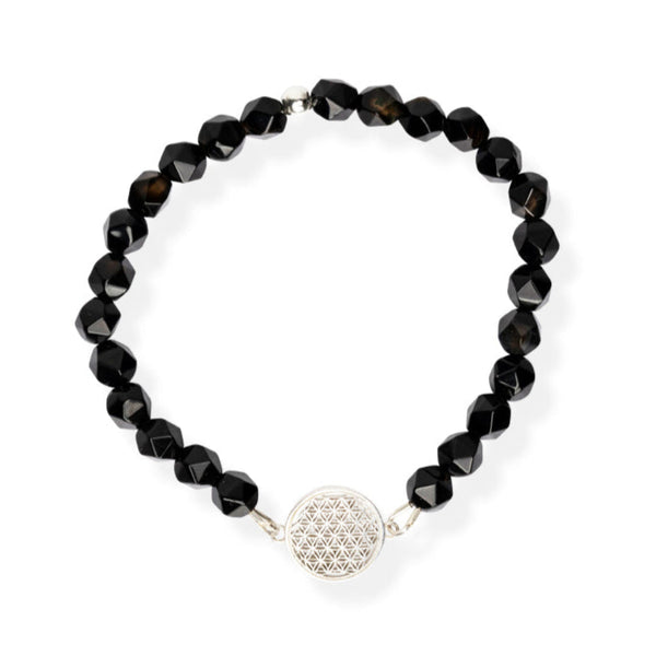 Bracelet "Flower Of Life S" Onyx