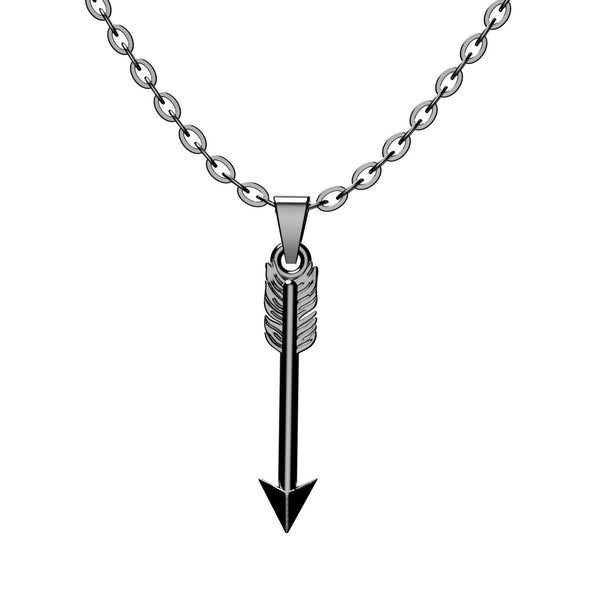 Dark Arrow Silver Pendant