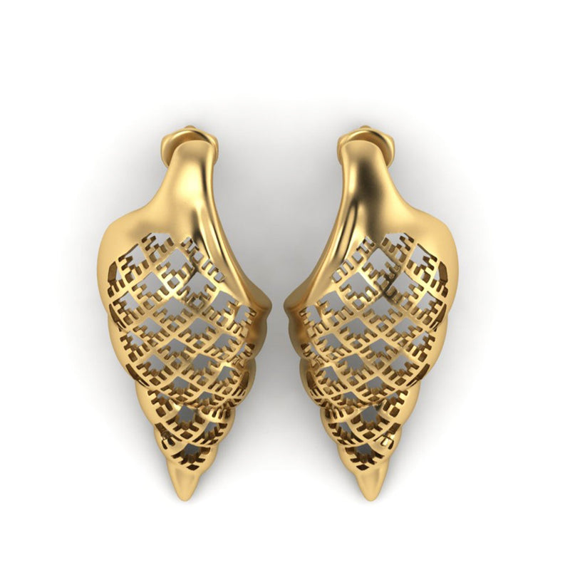 3D Shell Earrings SPIRA