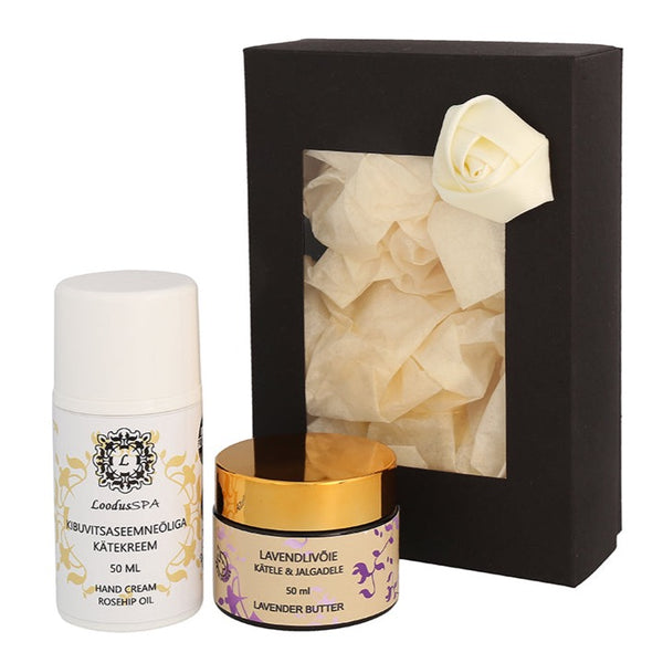 Gift Box Lavender Butter & Hand Cream Rosehip Oil