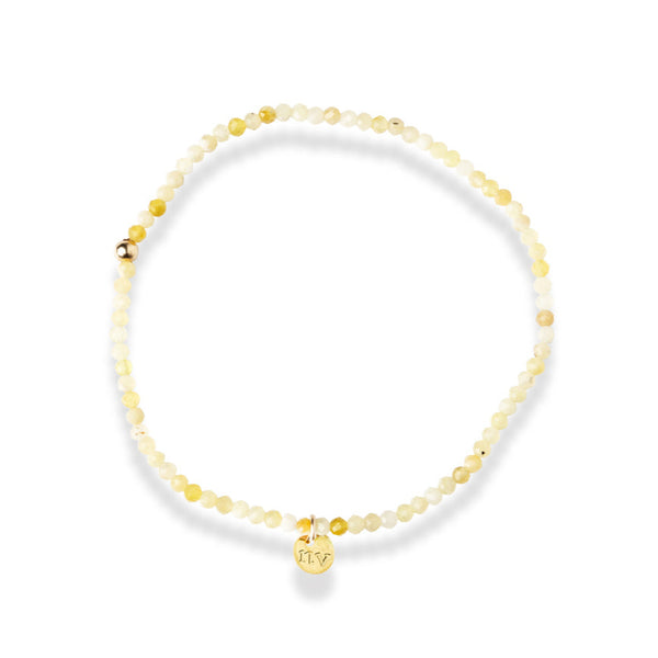 Bracelet "K.I.S.S." yellow opal