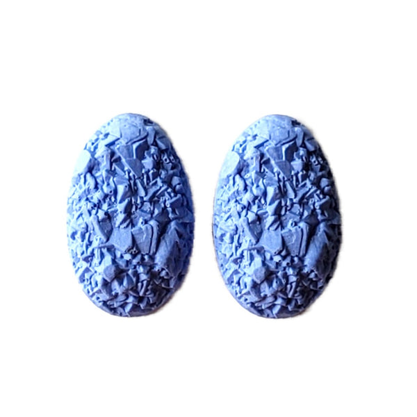 Earrings Asteroid "Light Cobalt"