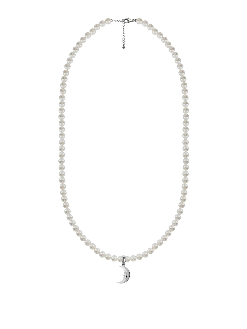 Lunula Light Moon pearl necklace