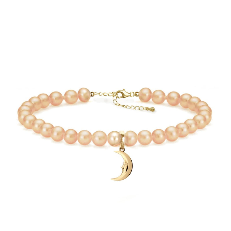 Lunula Gold Moon Pearl bracelet