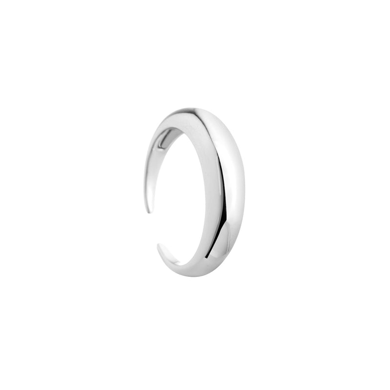 Moonlight resizable silver ring