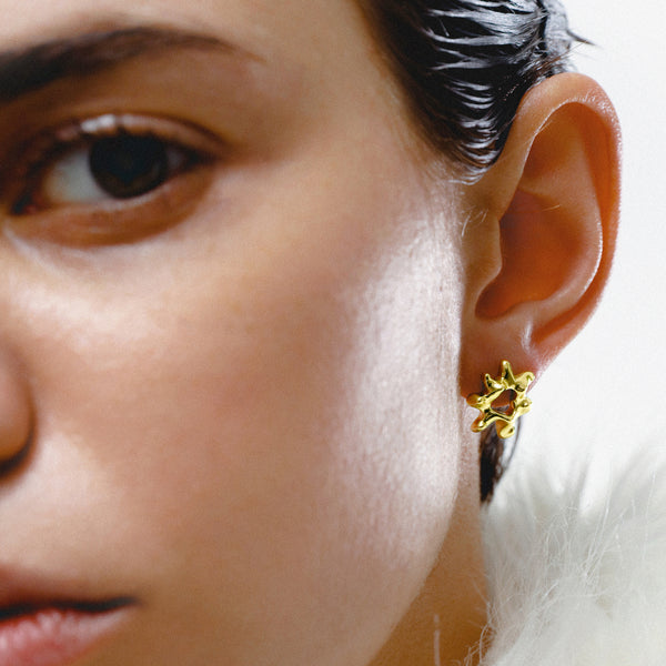 New Species earrings Golden Poison Drop