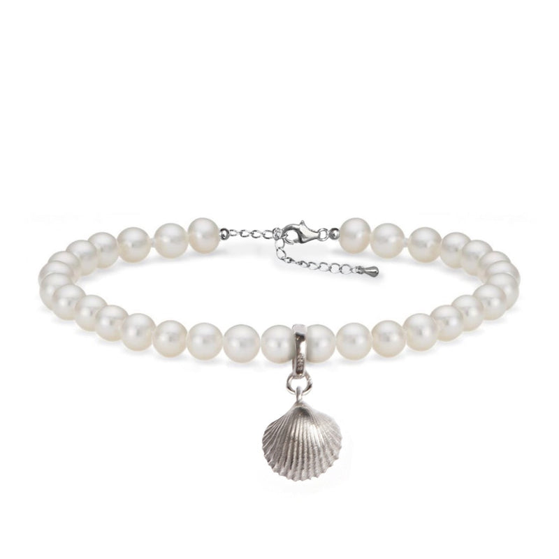 Light Pearl Moon Bracelet