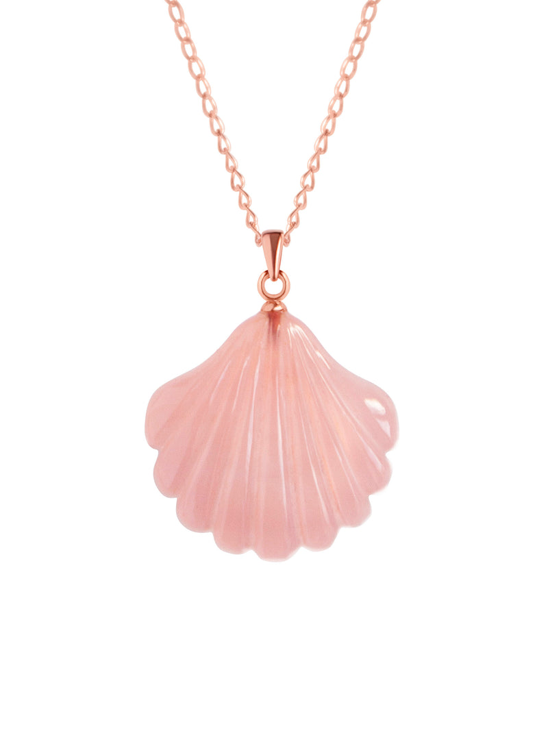 Little Mermaid "Rose Mermaid Shell Grand Pendant"