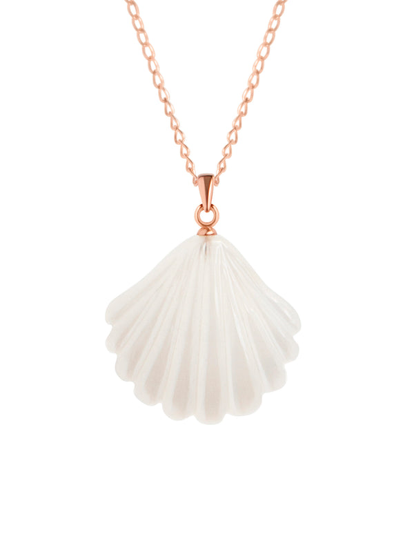 Little Mermaid "White Mermaid Shell Grand Pendant"