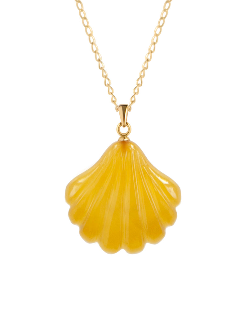 Little Mermaid "Yellow Mermaid Shell Grand Pendant"