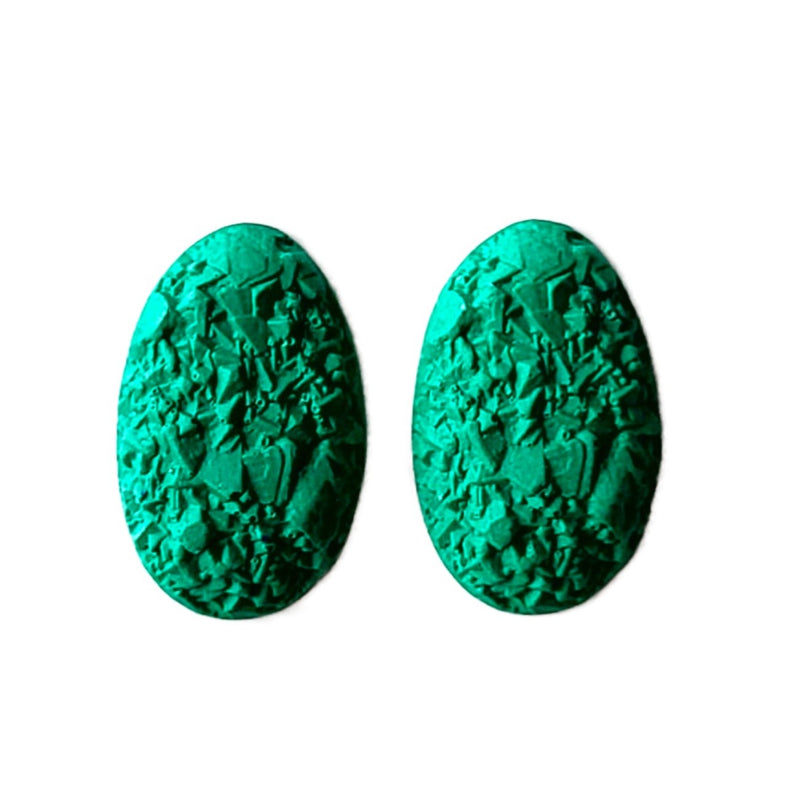 Earrings Asteroid "Pure Green"