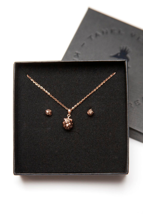 Rose Cloudberry Silver Pendant