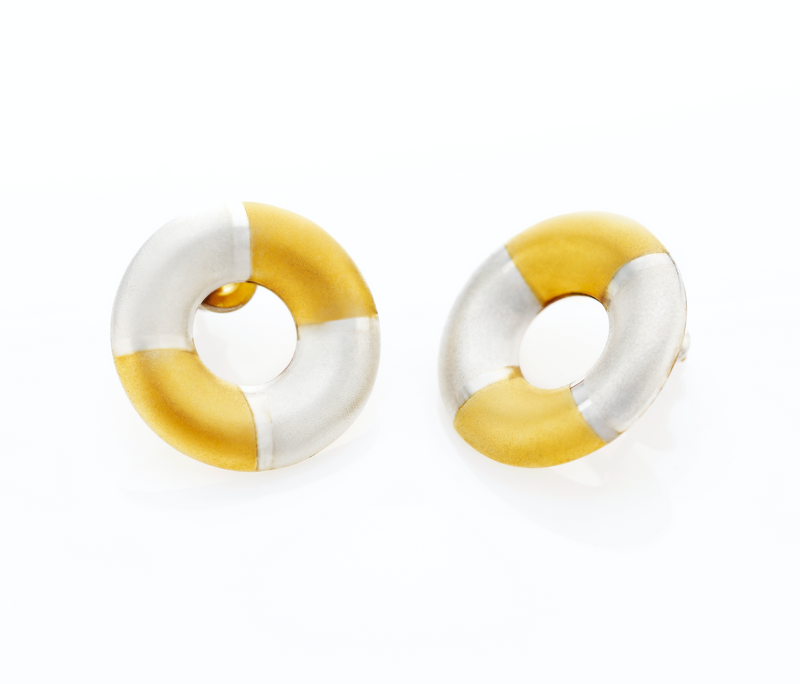 Earrings "Lifebuoy"