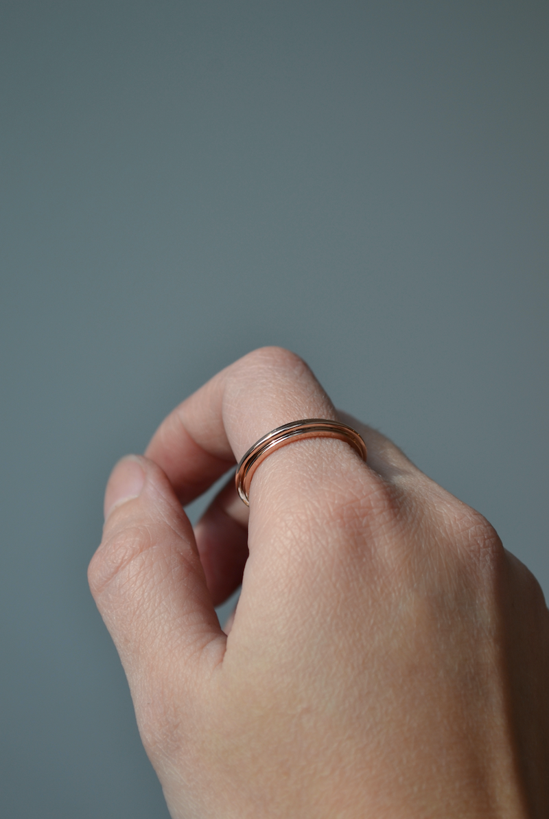 LINEAR Ring in Gold 585