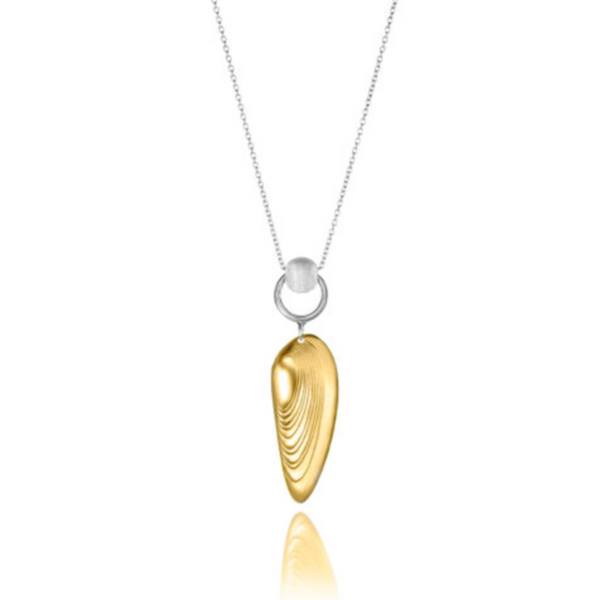 Timeegg Necklace "Timeleaf"