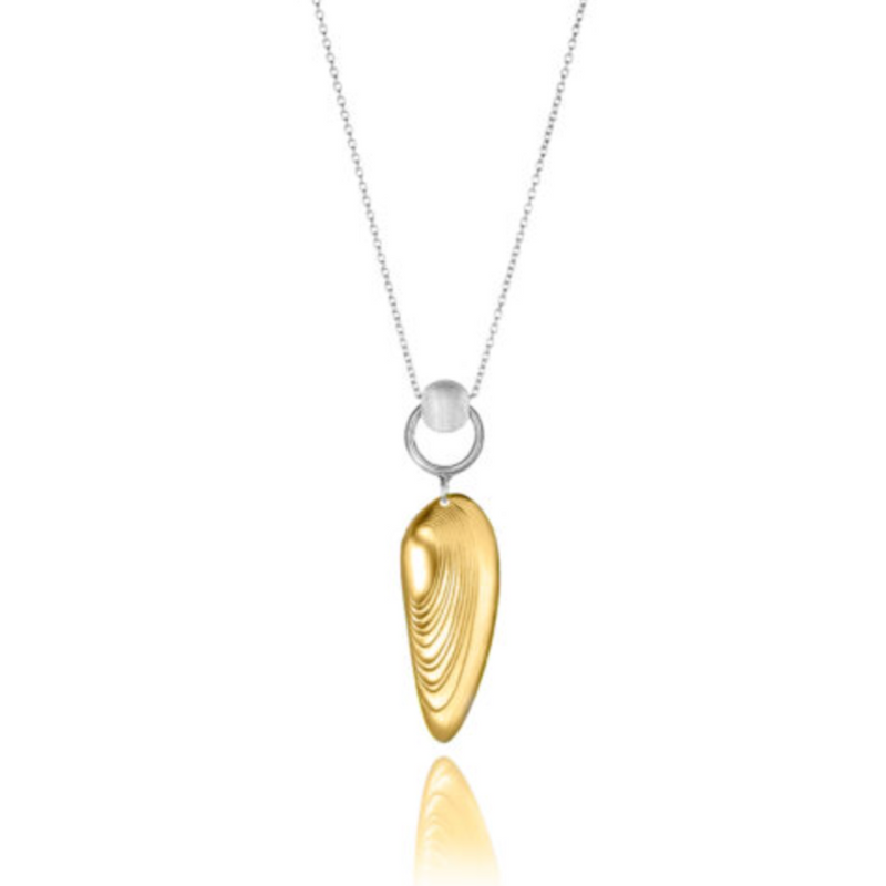 Timeegg Necklace "Timeleaf"