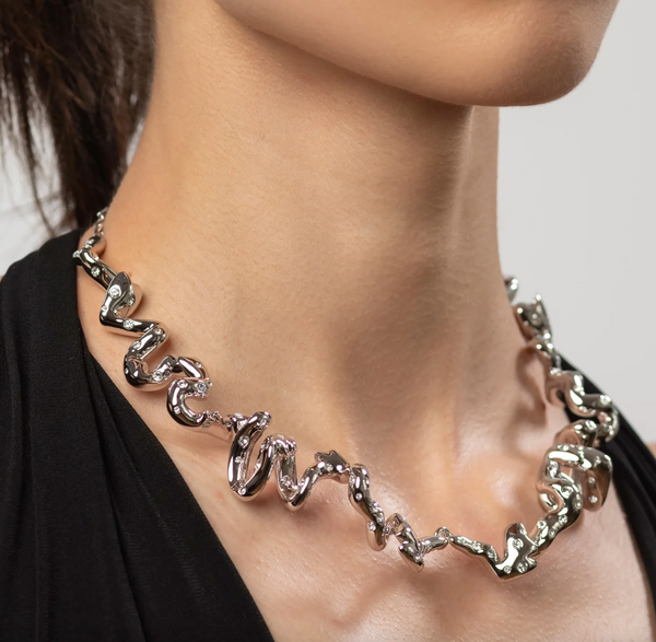 New Species Silver Genesis Choker