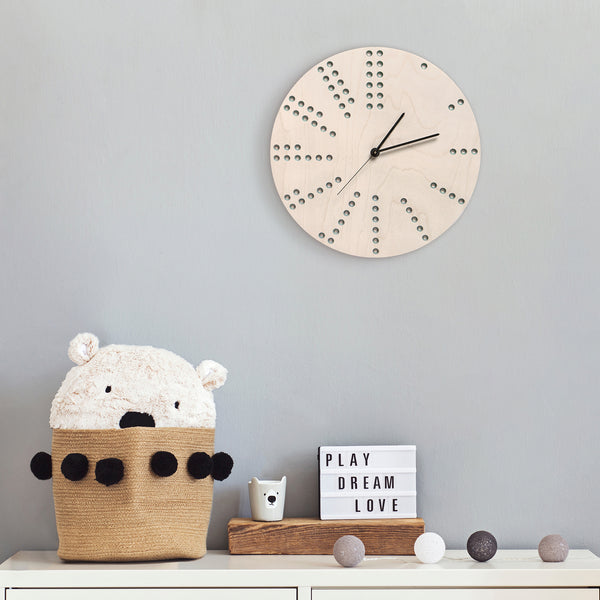 Wall Clock "Dice"