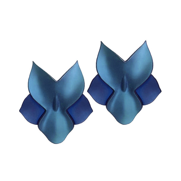 Earrings "Sky Titan Orchid"