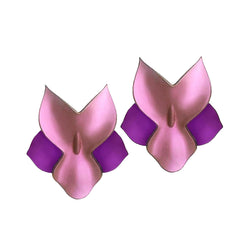 Kõrvarõngad "Pink Titan Orchid"