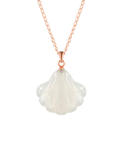 Little Mermaid "White Mermaid Shell Pendant"