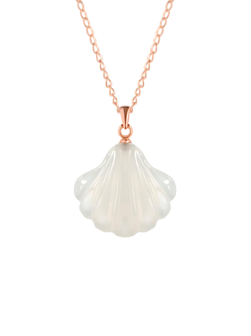 Little Mermaid "White Mermaid Shell Pendant"