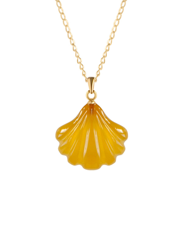 Little Mermaid "Yellow Mermaid Shell Pendant"