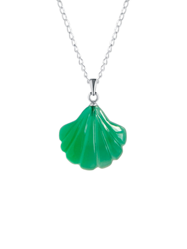 Little Mermaid "Green Mermaid Shell Pendant"