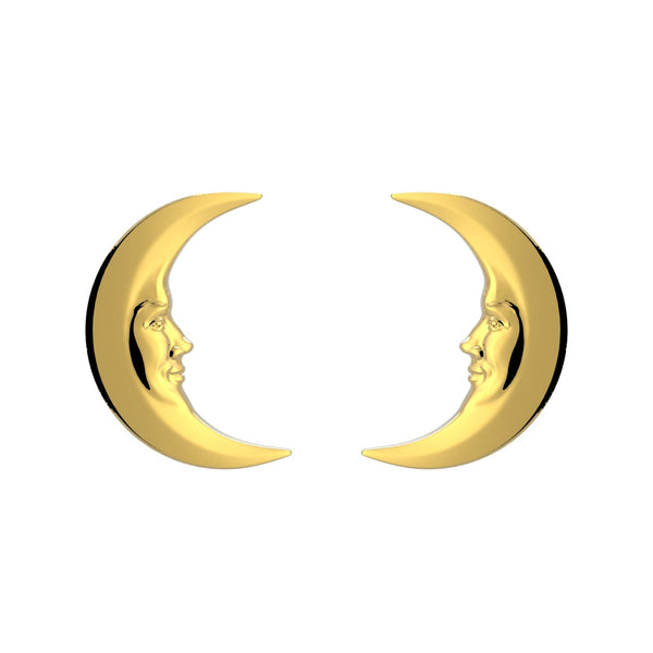 Lunula Gold Moon earrings