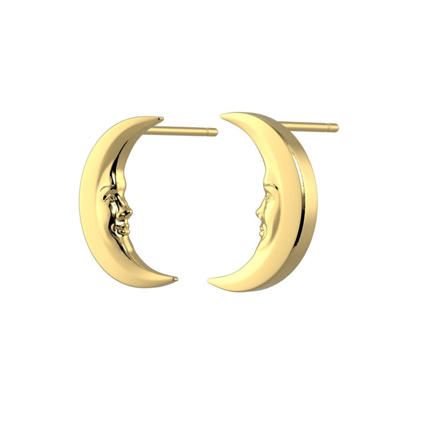 Lunula Gold Moon earrings