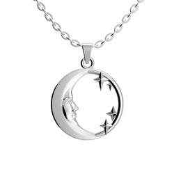 Lunula Light Moon & Stars pendant