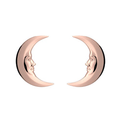 Lunula Rose Moon earrings