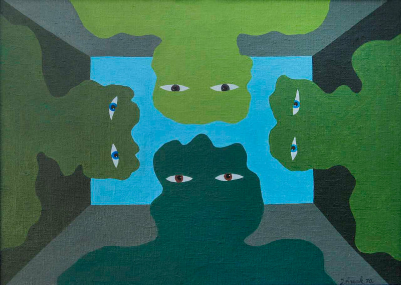 ARRAK “VIEWERS” (1970) IN AUBERGINE GREY MUFFLER