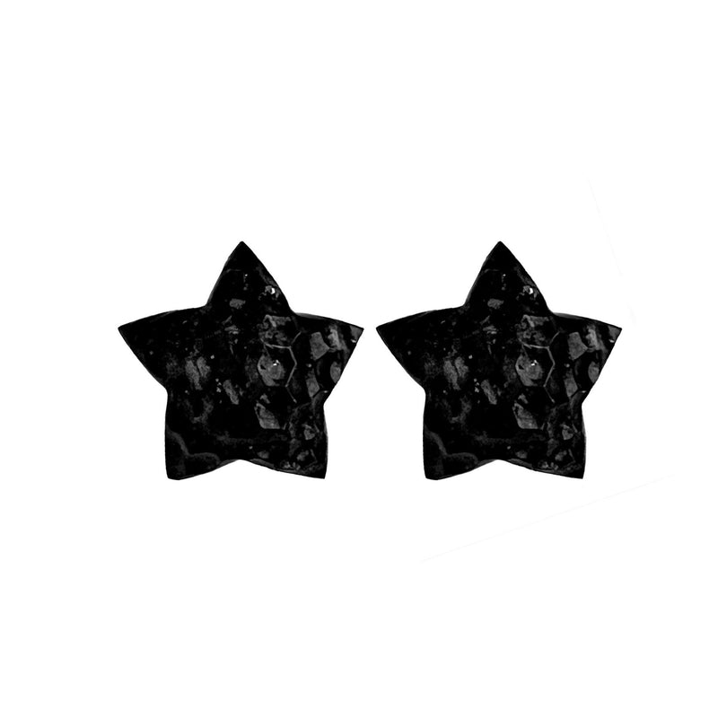 Little Mermaid "Black Mermaid Star earrings"