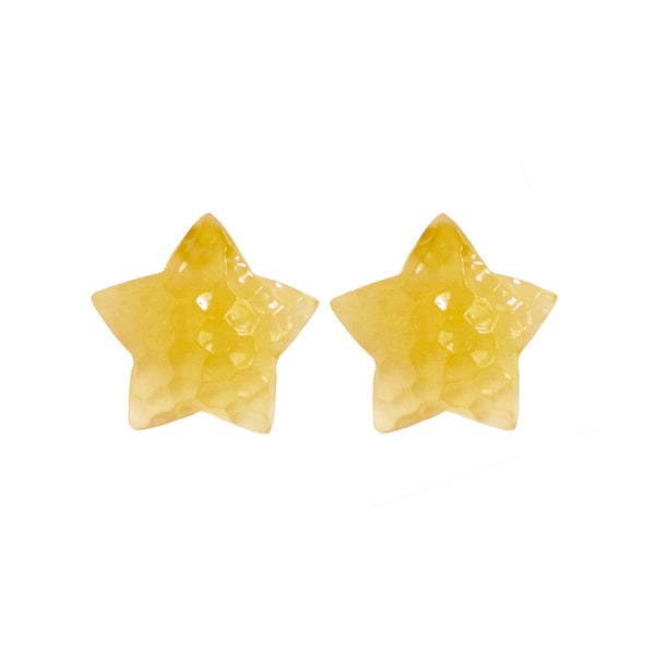 Little Mermaid "Yellow Mermaid Star earrings"