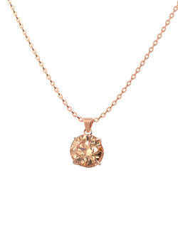Kaelakee "Solitaire Diamond Champagne"