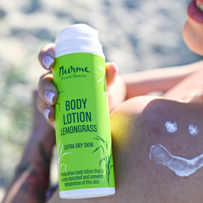 Organic lemongrass body lotion