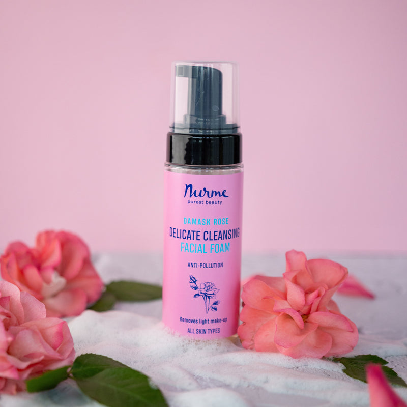 Damask Rose Delicate Cleansing Facial Foam