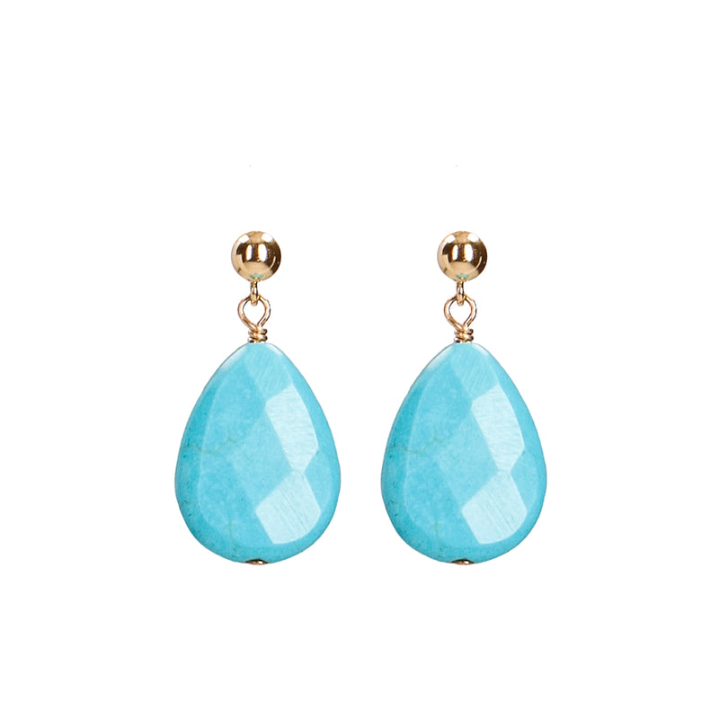 Earrings "Trinity" Turquoise