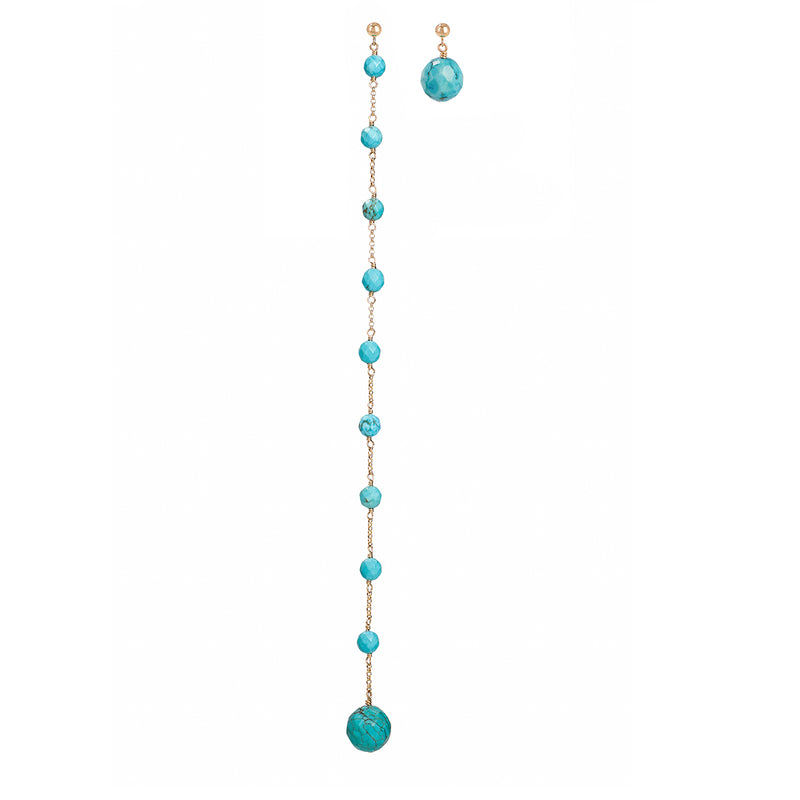 Earrings "Trinity" Turquoise
