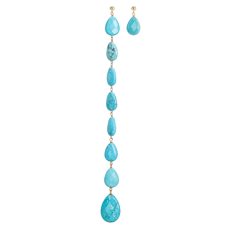 Earrings "Trinity" Turquoise