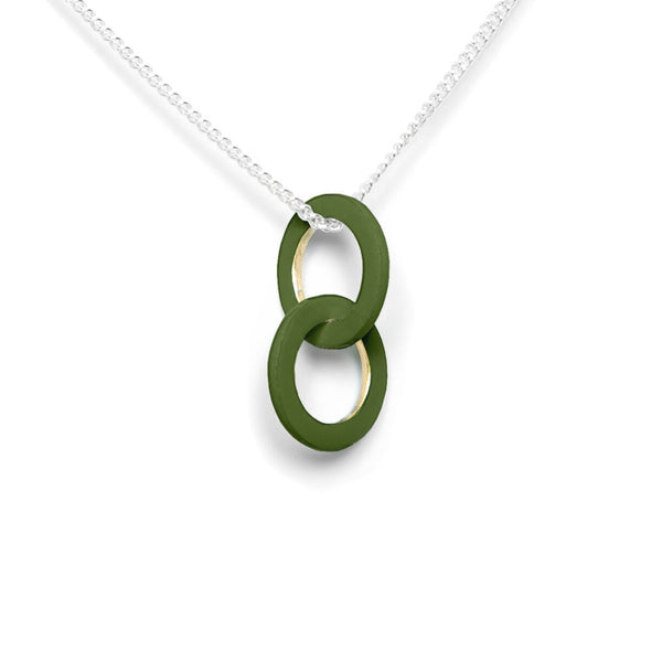 Necklace Rings Fern Green