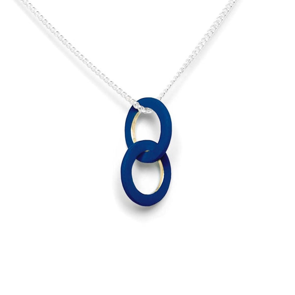 Necklace Rings Ultramarine Blue