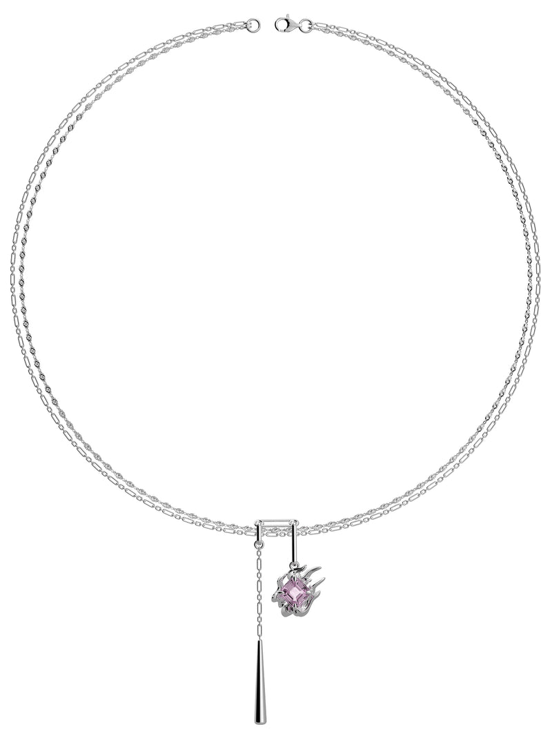 Night Fire Duo-Chain Necklace