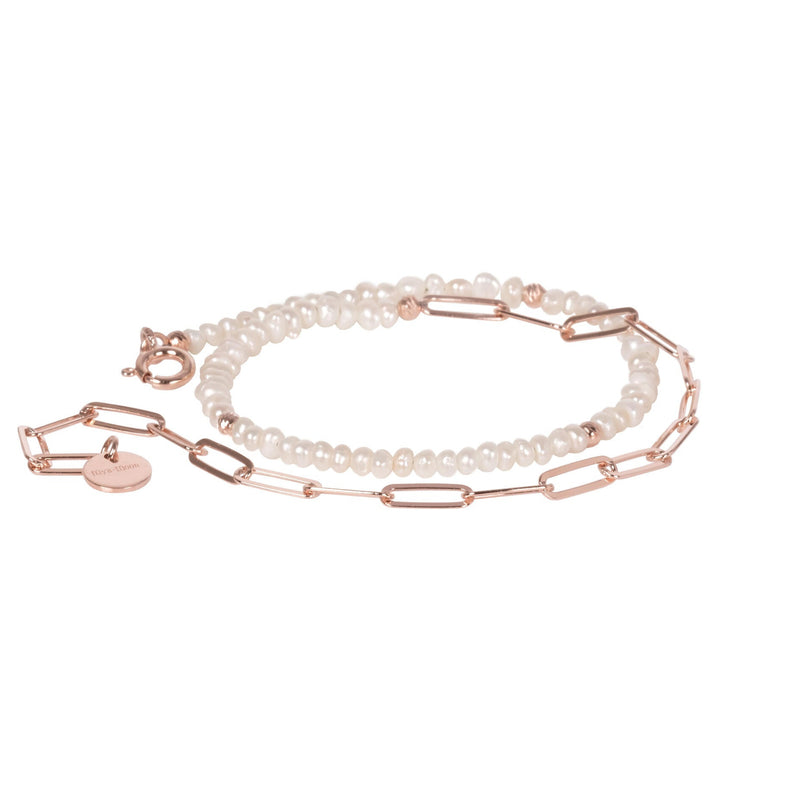 Pearlstring bracelet/choker