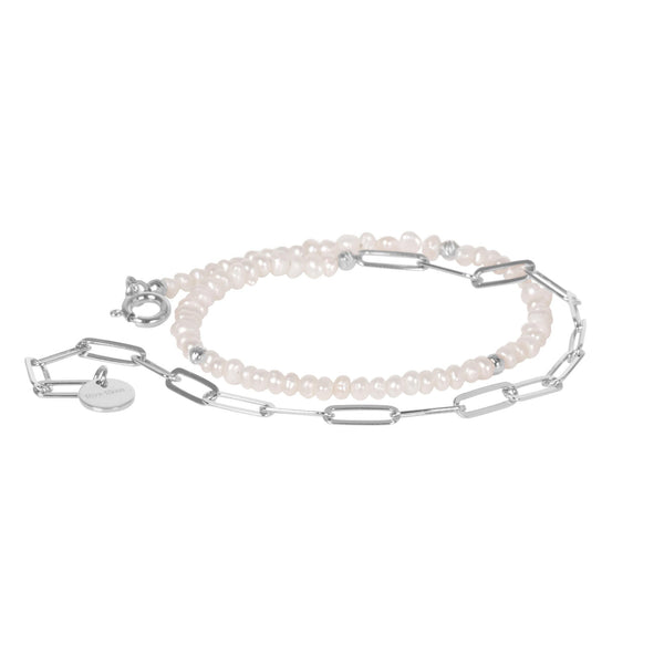 Pearlstring bracelet/choker