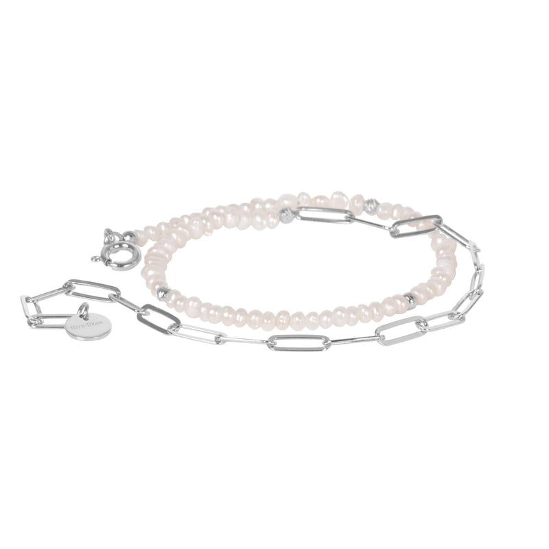Pearlstring bracelet/choker