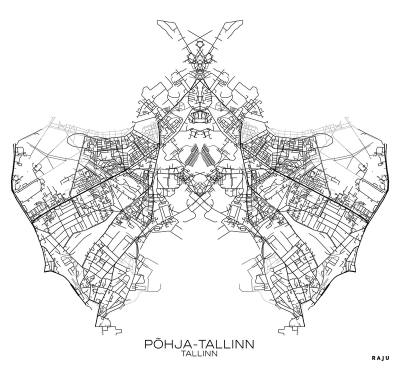 “City-beetle” poster – Põhja-Tallinn