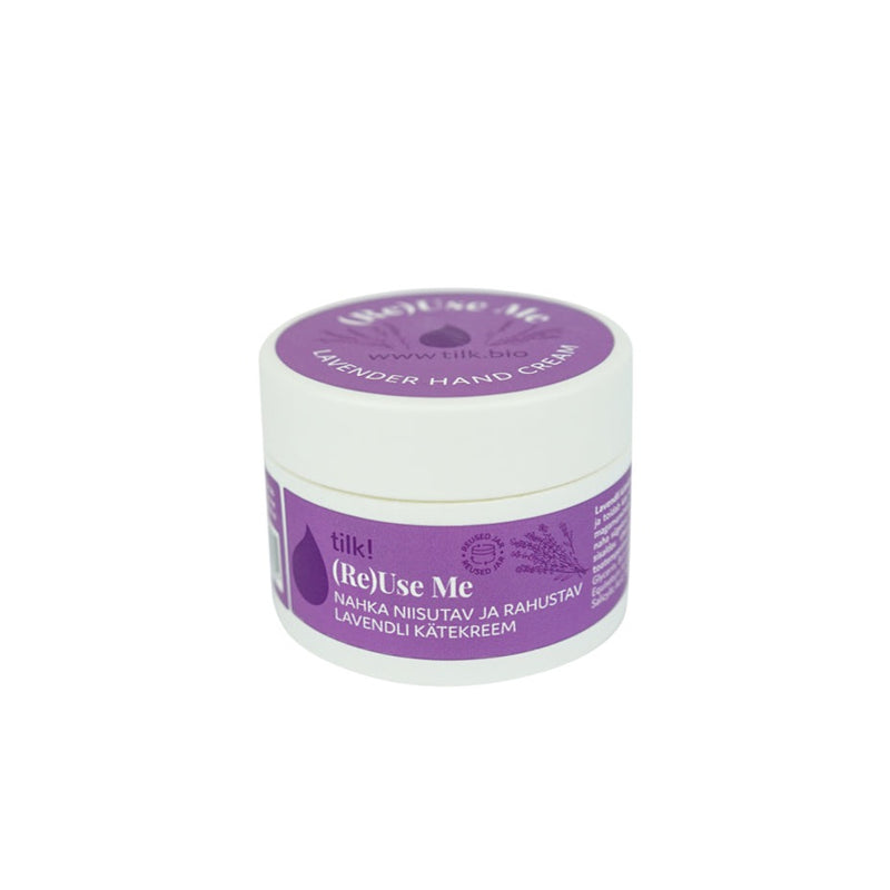 ReUse Me moisturising and calming lavender hand cream